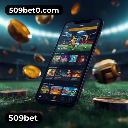 Sessão de jogo em andamento no aplicativo 509bet para Android